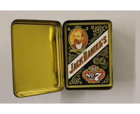 A tin of Jack Daniels playing cards