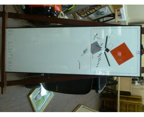 EL LISITSKIJ PRINT 39.25" X 13.25"