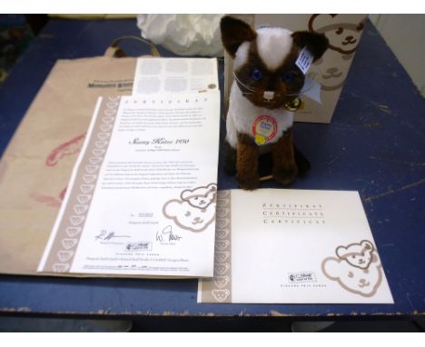 BOXED STEIFF SIAMY CAT 1930 LIMITED EDITION OF 2000