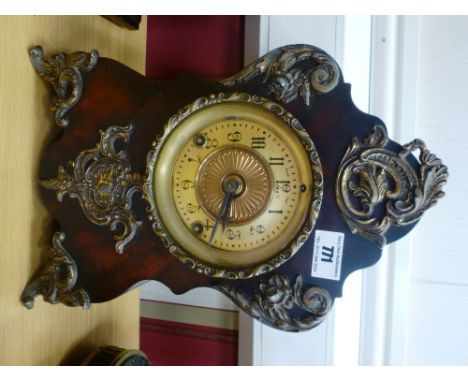 ANSONIA CLOCK CO. NEW YORK MANTLE CLOCK 13.5" X 9" X 5.5"