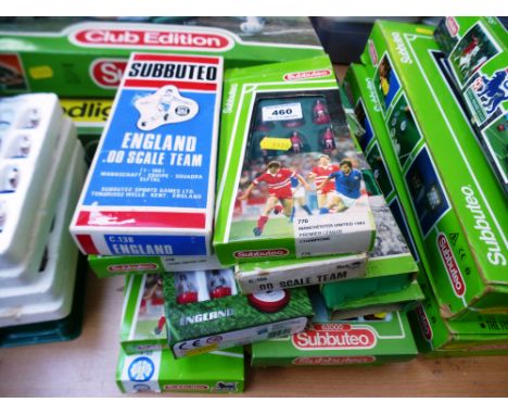 11 BOXED SUBBUTEO TEAMS INCLUDING ENGLAND, LEEDS UNITED, TOTTENHAM, LIVERPOOL, ARSENAL AND CRYSTAL PALACE