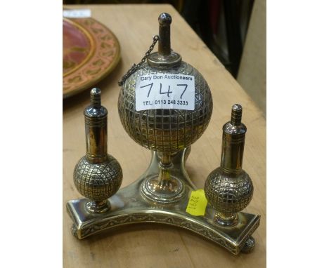 MAPPIN BROTHERS TABLE CIGAR LIGHTER H: 5.5"