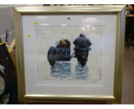 SIGNED LIMITED EDITION PRINT 'THE GREAT ESCAPE' 223/495 BY ALEXANDER MILLAR 18" X 21"