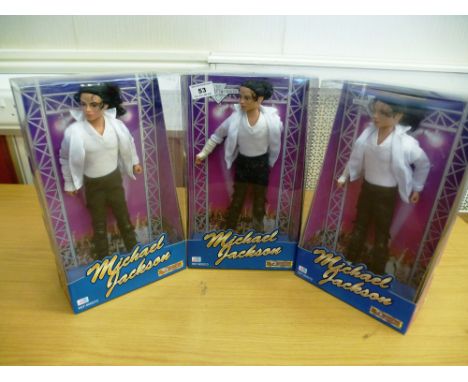 3 MICHAEL JACKSON DOLLS