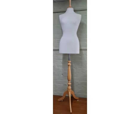 A mannequin on beech stand with adjustable poleLocation:If there is no condition report shown, please request