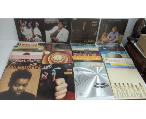 A collection of 1970's and 1980s Rock and Pop LP's and singles to include examples from Michael Jackson, Elton John, Abba and