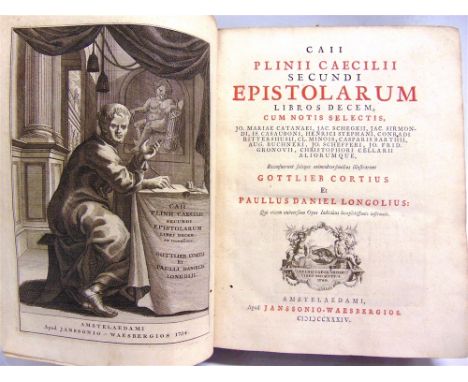 [CLASSIC LITERATURE]  Caii Plinii Caecilii Secundi [Pliny the Younger]. Epistolarum Libros Decem... recensuerunt suisque anim