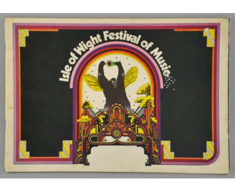 Original Isle of Wight Festival 1969 Festival programme starring Bob Dylan, Who, Pretty Things, Moody Blues & others