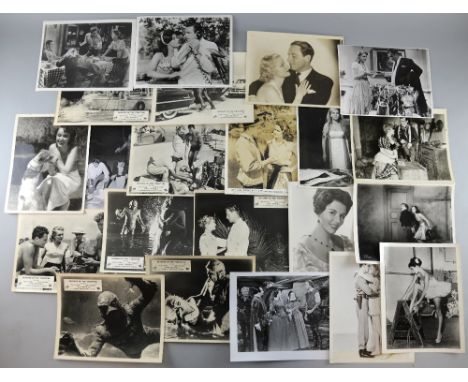 400 approx, vintage black & white film stills from the 1930's -60's, mainly 10x 8 inches, films & stars including Revenge of 