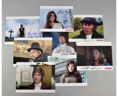 Hammer Horror, Eight signed 10x8 photographs, Captain Kronos Vampire Hunter, Horst Janson, John Carson, John Cater, Caroline 