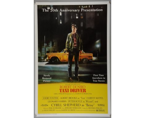 Taxi Driver (R-2006) Park Circus British Quad film poster & a 20th Anniversary One Sheet film poster, starring Robert De Niro