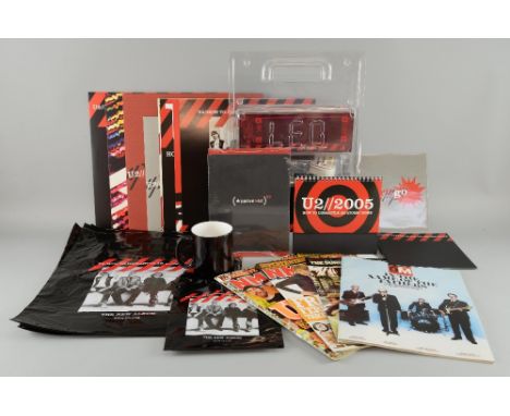 U2 How To Dismantle An Atomic Bomb full promo set including Vinyl album, Vertigo 12, 10 & 7 inch promos, City Of Blinding Lig