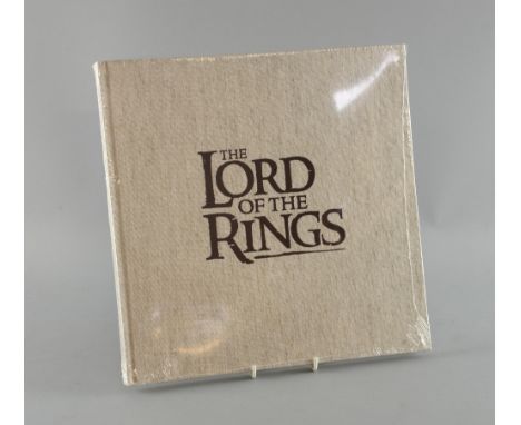 Rare Lord of the Rings limited edition hardback book (12 inches sq) presented to select members of the international press at