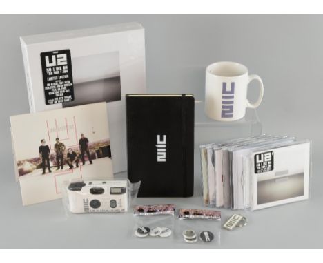 U2 No Line On The Horizon Special edition deluxe box set containing album, DVD, 64 page book & poster, album black box, four 