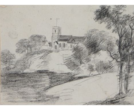 George Frost of Ipswich, St. Matthews Church Ipswich, pencil sketch, titled to the mount, the sketch 15.5cm x 12.5cm