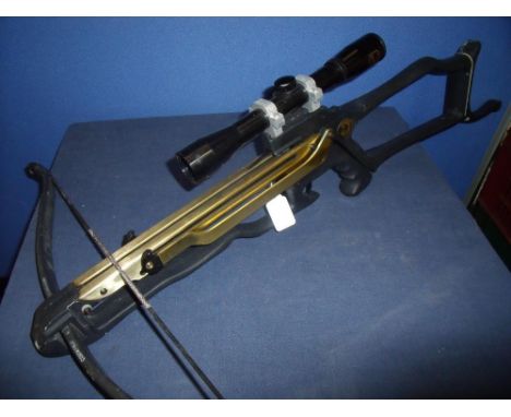 Barnett Commando MKI Crossbow mounted with Barnett 4x32 scope 