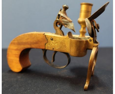 Quality reproduction flintlock tinder lighter 