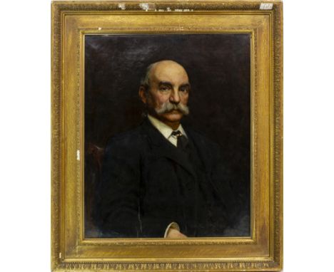 GEORGE FREDERICK WATTS,
PORTRAIT OF JOHN BECK 
oil on canvas
76cm x 63.5cm
Framed and under glass. 