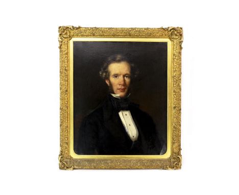 BRITISH SCHOOL (19TH CENTURY),
PORTRAIT OF A GENTLEMAN
oil on canvas
76cm 64cm
Framed