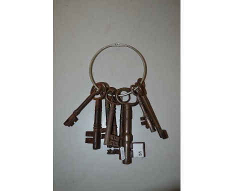 A group of vintage keys