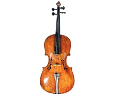 AN ENGLISH VIOLIN, SCHOOL OF CAHUSAC, LONDON, PROBABLY MADE BY RICHARD HAWK 1814Bearing the manuscript label: Made by Richard