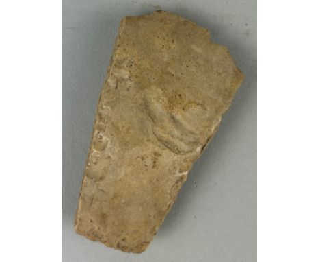 A FINELY WORKED NEOLITHIC AXE OR ADZE, From the banks of the Solo River, Island of Java, Indonesia. 8cm L