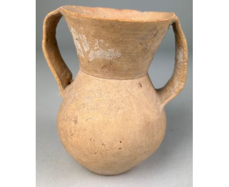 A NEOLITHIC QIJIA CULTURE CHINESE POT, CIRCA 2200-1600 BC 11cm x 10cm