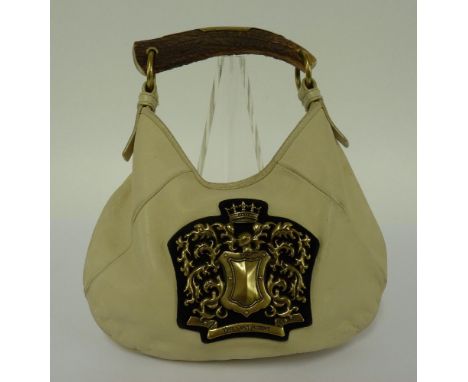 Lot 491 - Yves Saint Laurent White Mombasa Bag