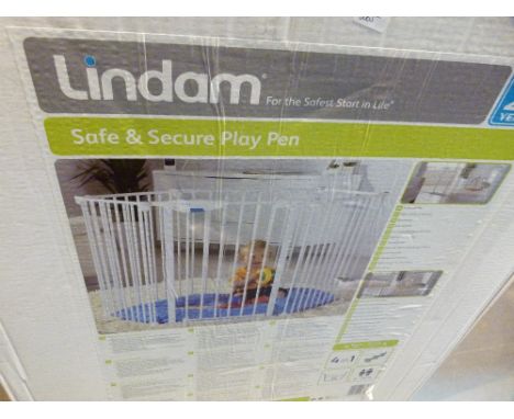 Boxed Lindam childs play pen