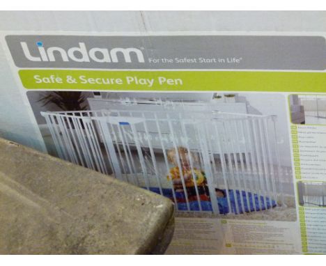 Boxed Lindam childs play pen