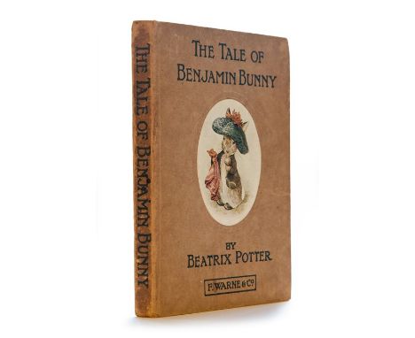 Potter, Beatrix. The Tale of Benjamin Bunny, first edition, London: Frederick Warne and Co., 1904. Light brown paper covered 