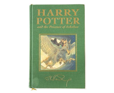 Rowling, J. K, Harry Potter and the Prisoner of Azkaban, first deluxe edition, London: Bloomsbury, 1999, publication line rea