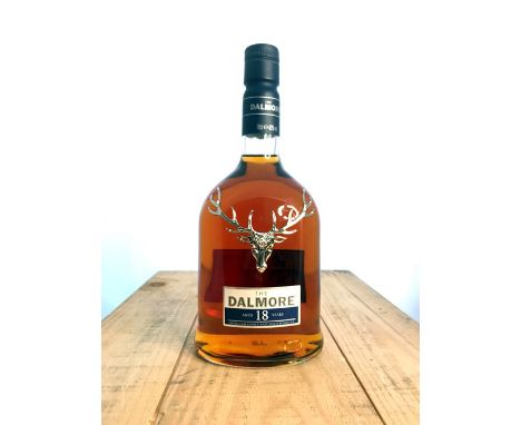 Dalmore 18 year old Highland Single Malt Scotch whisky in original box.