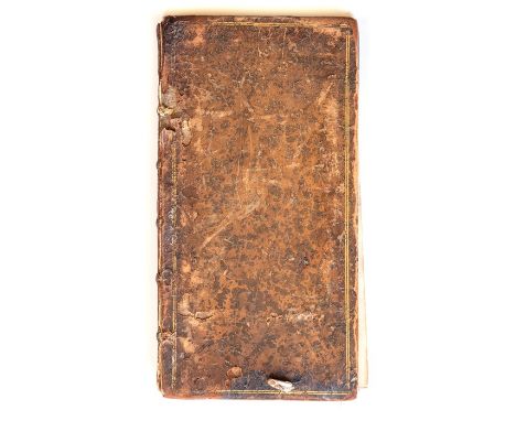 18th-century book of service lists and pay for the British army &amp; navy, comprising two manuscript Contents pages, owner i