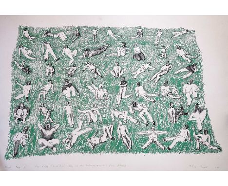 Patrick Procktor (British, 1936-2003), multiple figures in various poses, signed in pencil l.r., No.10/65, Artist Proof III, 