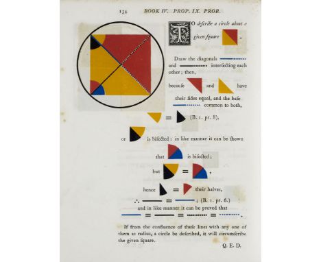 Mathematik - - Euklid. The first six books of the elements of Euclid in which coloured diagrams and symbols are used instead 