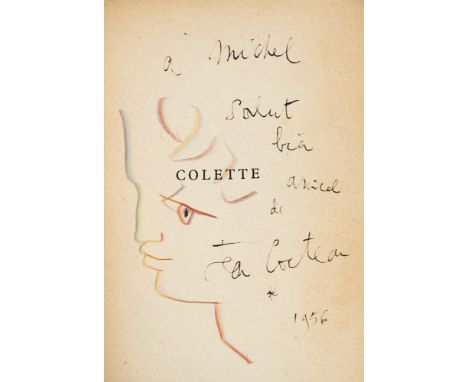 Französische Bibliophilie - - Jean Cocteau. Colette. Discours de réception à l'Académie Royale de langues et de littérature f