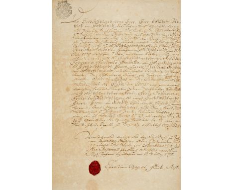 Niedersachsen - - Sammlung von 8 Urkunden und Dokumenten den Major August Gabriel von Hennings betreffend. 19. Jh. Enthält u.