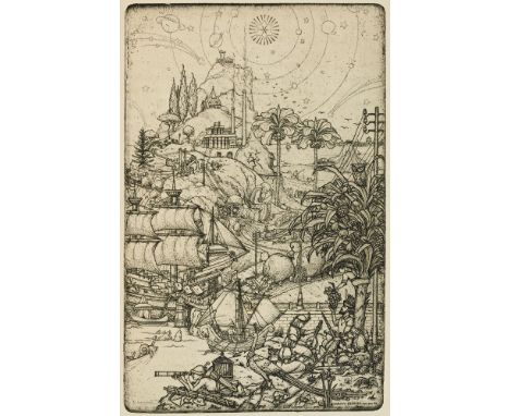Insel - - Navigare necesse est. Festgabe für Anton Kippenberg zum 22. Mai 1924. Mit 6 Original-Graphiken (Behmer, Tiemann, Ma