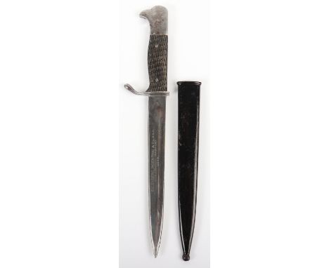 Miniature Salesman’s Sample / Letter Opener in Form of Bayonet, interesting miniature ¾ size bayonet with steel pommel and bl