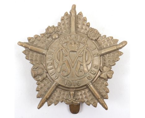 WW1 British Guards Machine Gun Cap Badge, other ranks example with slider fitting to the reverse.*This item has been imported