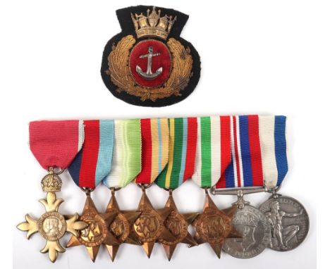 Rare WW2 Merchant Navy SS Dover Hill Arctic Convoys OBE and Lloyds War Medal for Bravery at Sea Medal Group of Eight, group c