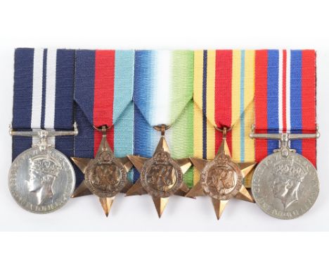 WW2 Evacuation of Dunkirk &amp; French Coast Operations 1940 HMS Venomous Distinguished Service Medal Group of Five, group co