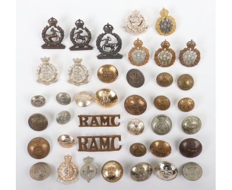 Army Veterinary Corps and Royal Army Veterinary Corps Badges, including officers cap and collar badges; selection of Royal Ar