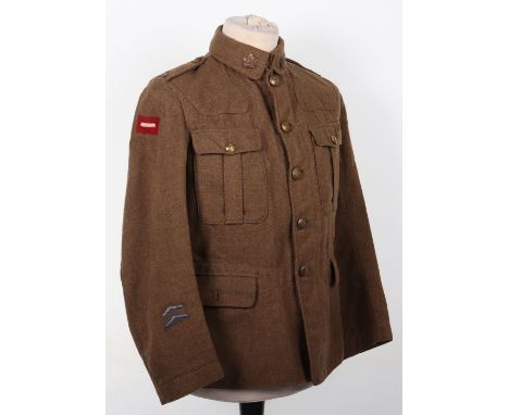 WW1 Canadian 1902 Pattern Tunic 1st Division Employment Company, good example of the standard pattern Canadian 02 pattern com
