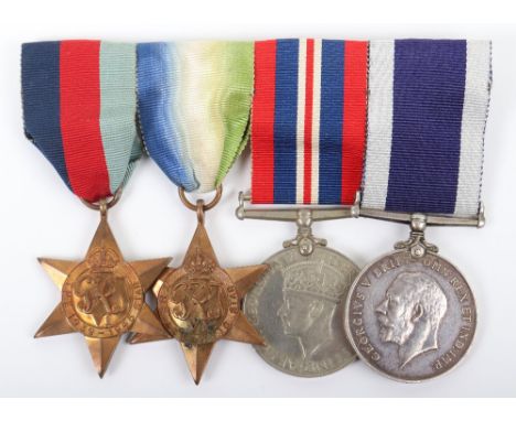 British Royal Naval Submariners Distinguished Service Medal Winners Long Service Medal Group of Four, Being Recognised for hi