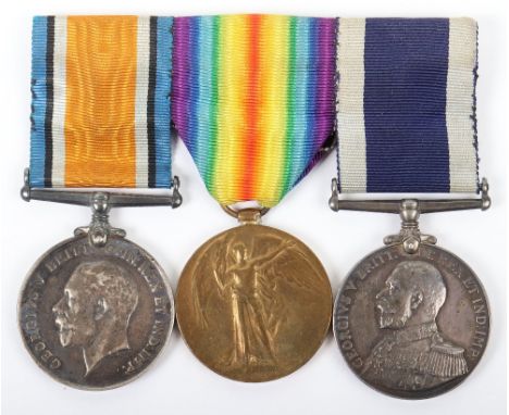 British Submariners Long Service Medal Trio, consisting of British War &amp; Victory medals “K. 27287 W. R. BEALE. ACT. L. ST
