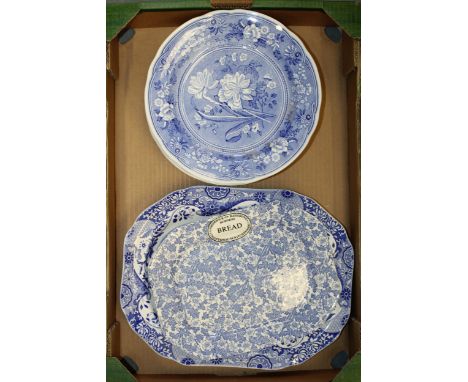 A collection of Spode to include Blue Room Collection plates such as Girl at Well, Floral, Portland Vase, Woodman, Seasons an