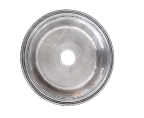 Christofle bowl, Silver plate&nbsp; Diameter: 15.3cm x&nbsp; Height: 2.5cm&nbsp;Patina consistent with age and use, Light wea