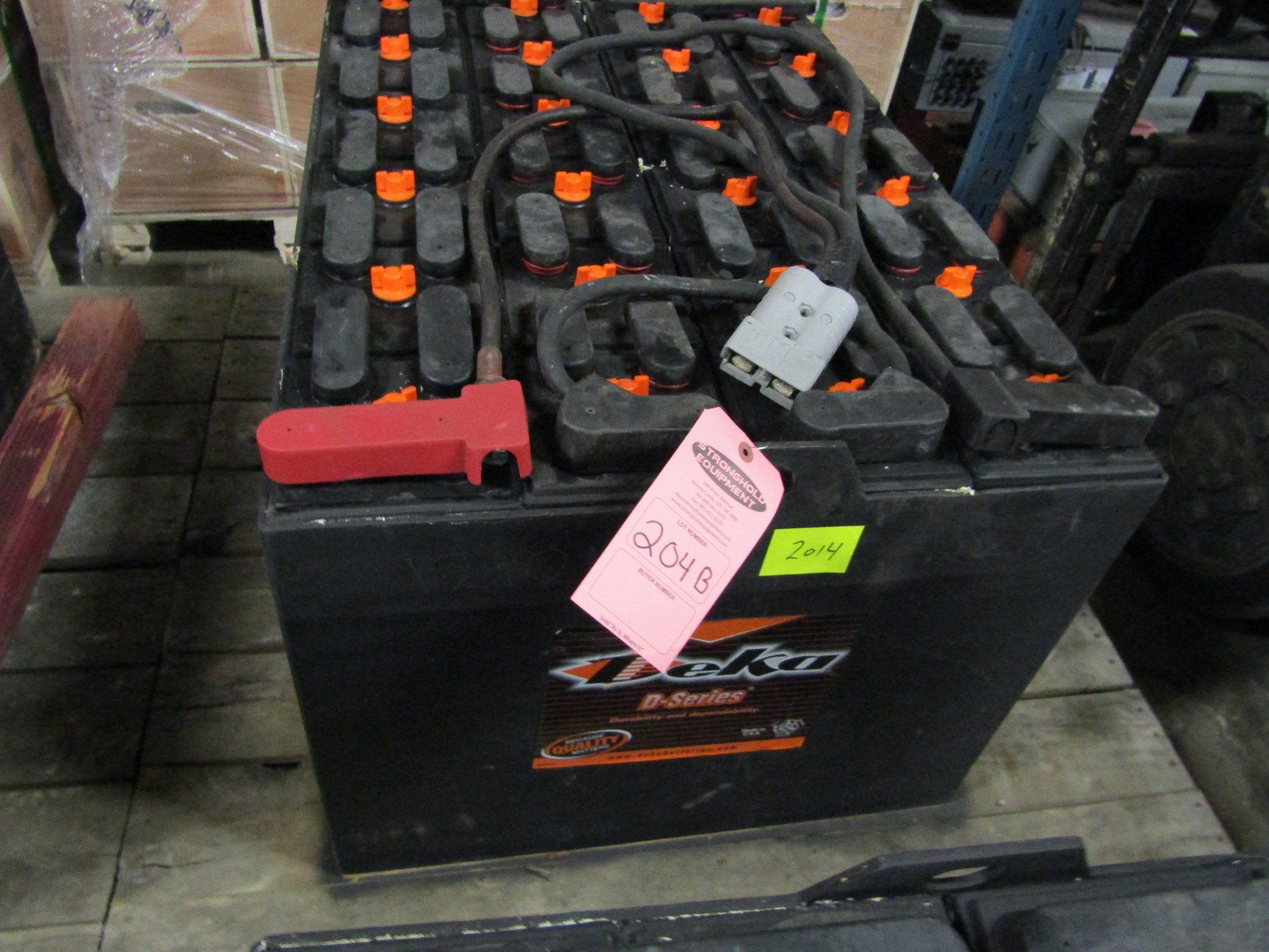 Mint 2014 DEKA 48V Forklift Battery DSeries Unit
